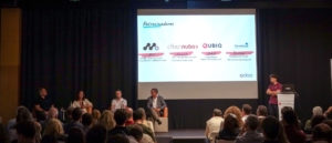 Charla entre cuatro partners oficiales de Odoo durante el Barcelona Business Show 2025