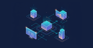 Representación de un sistema ERP modular (Odoo) que unifica el flujo de información.